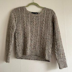 Vintage Cropped Sweater